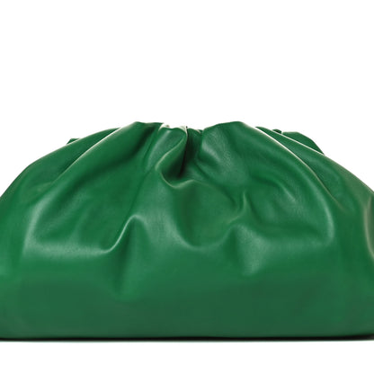 Bottega Veneta Smooth Butter Calf The Pouch Oversized Clutch Racing Green 6 of 12