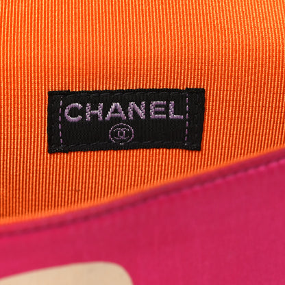 Chanel Satin Mini Convertible Flap Pink Multicolor 5 of 14