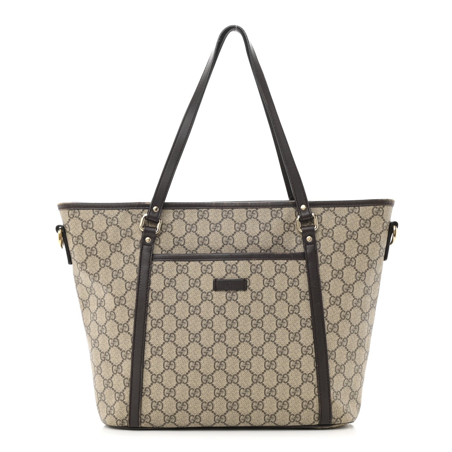 Gucci GG Supreme Monogram Medium Joy Tote Dark Brown 1 of 19
