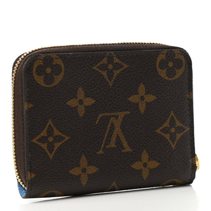 Louis Vuitton Monogram 2021 Christmas China Animation Zippy Coin Purse Myosotis Blue 2 of 5