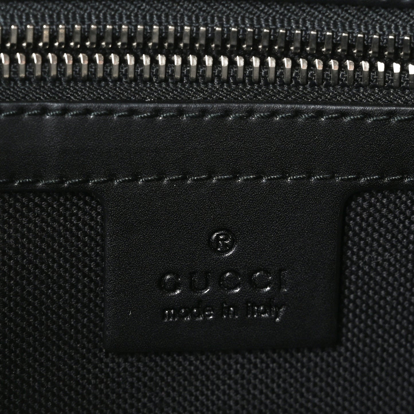 Soft GG Supreme Monogram Web Belt Bag Black Grey