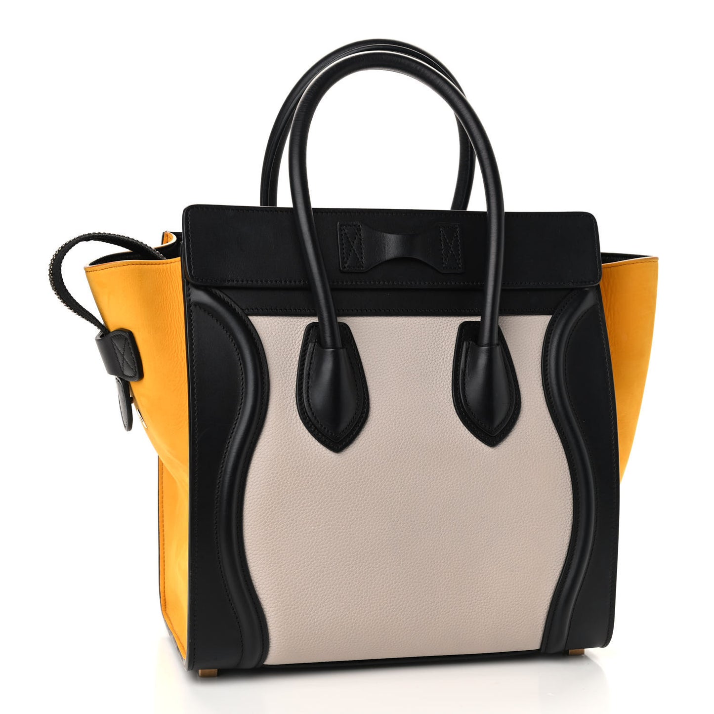Baby Grained Calfskin Nubuck Micro Tri-Color Luggage Desert