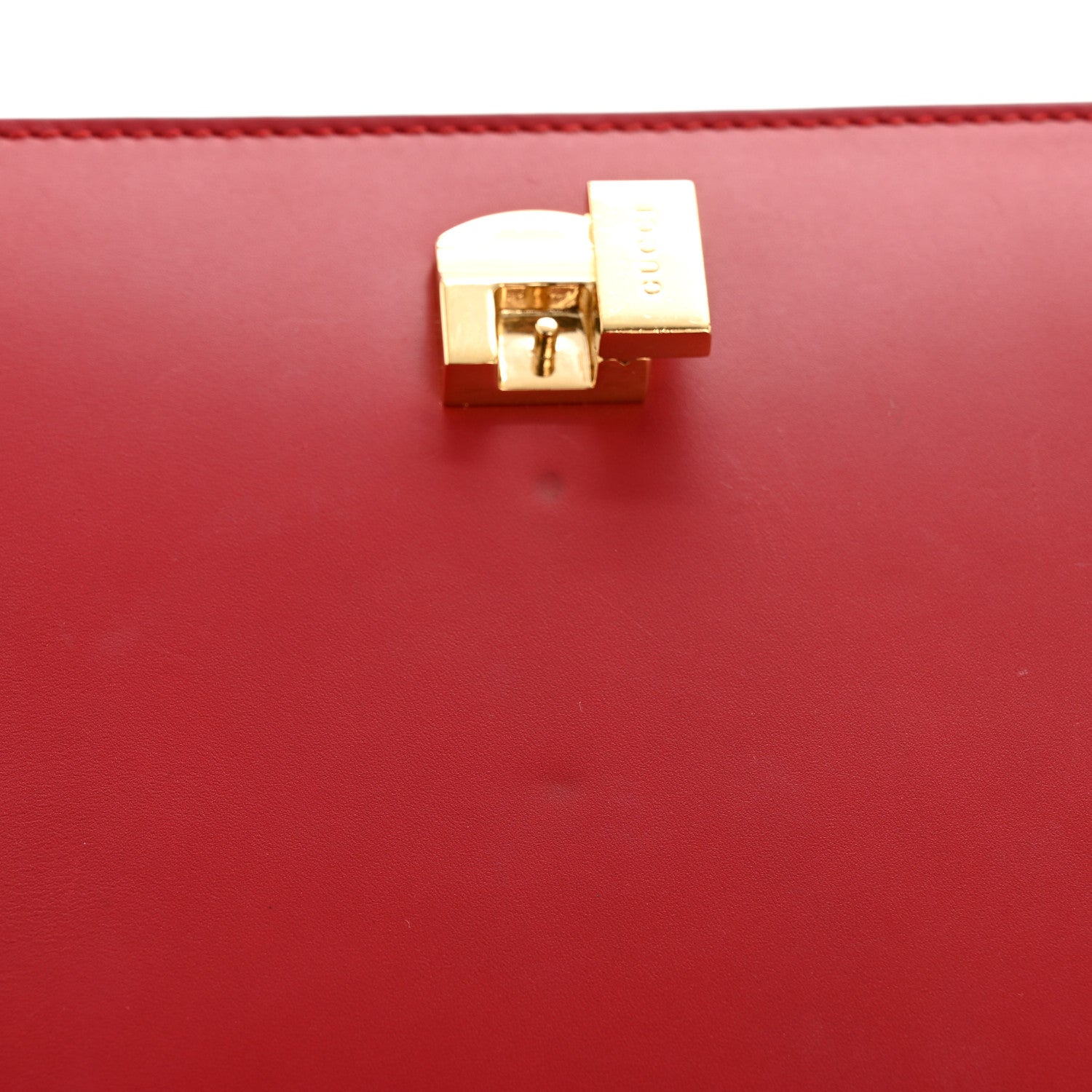 Gucci Calfskin Small Sylvie Shoulder Bag Hibiscus Red 17 of 17