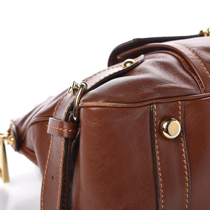 Marc Jacobs Calfskin Elise Satchel Brown 7 of 10