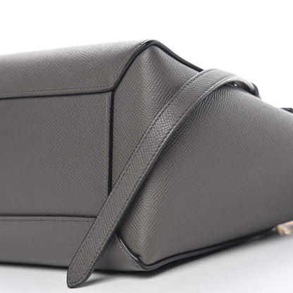 Celine Grained Calfskin Micro Belt Bag Grey 10 of 10