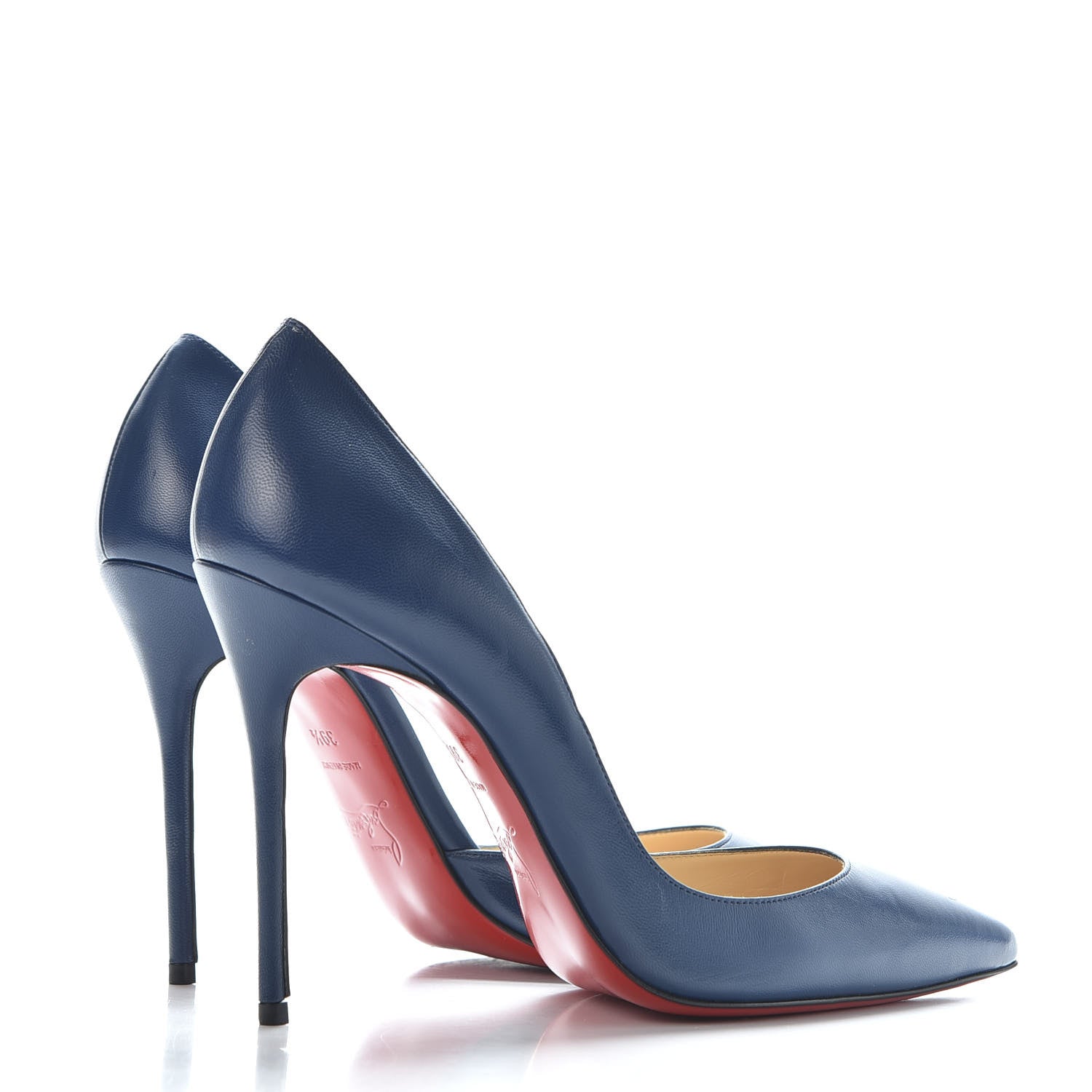 Christian Louboutin Shiny Nappa Iriza 100 Pumps 39.5 Espadon 4 of 9