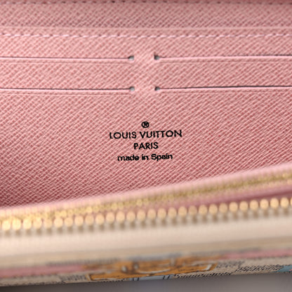 Louis Vuitton Damier Azur Summer Trunks Clemence Wallet 6 of 10