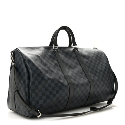 Louis Vuitton Damier Cobalt Keepall Bandouliere 55 2 of 11