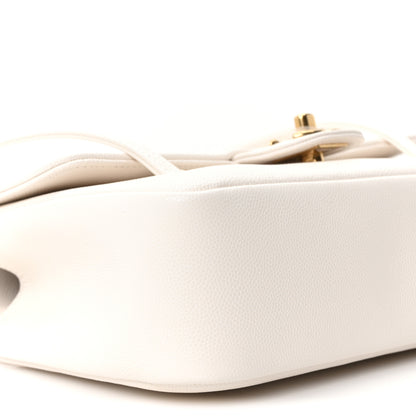 Chanel Shiny Caviar Preppy Coco Small Flap White 8 of 10