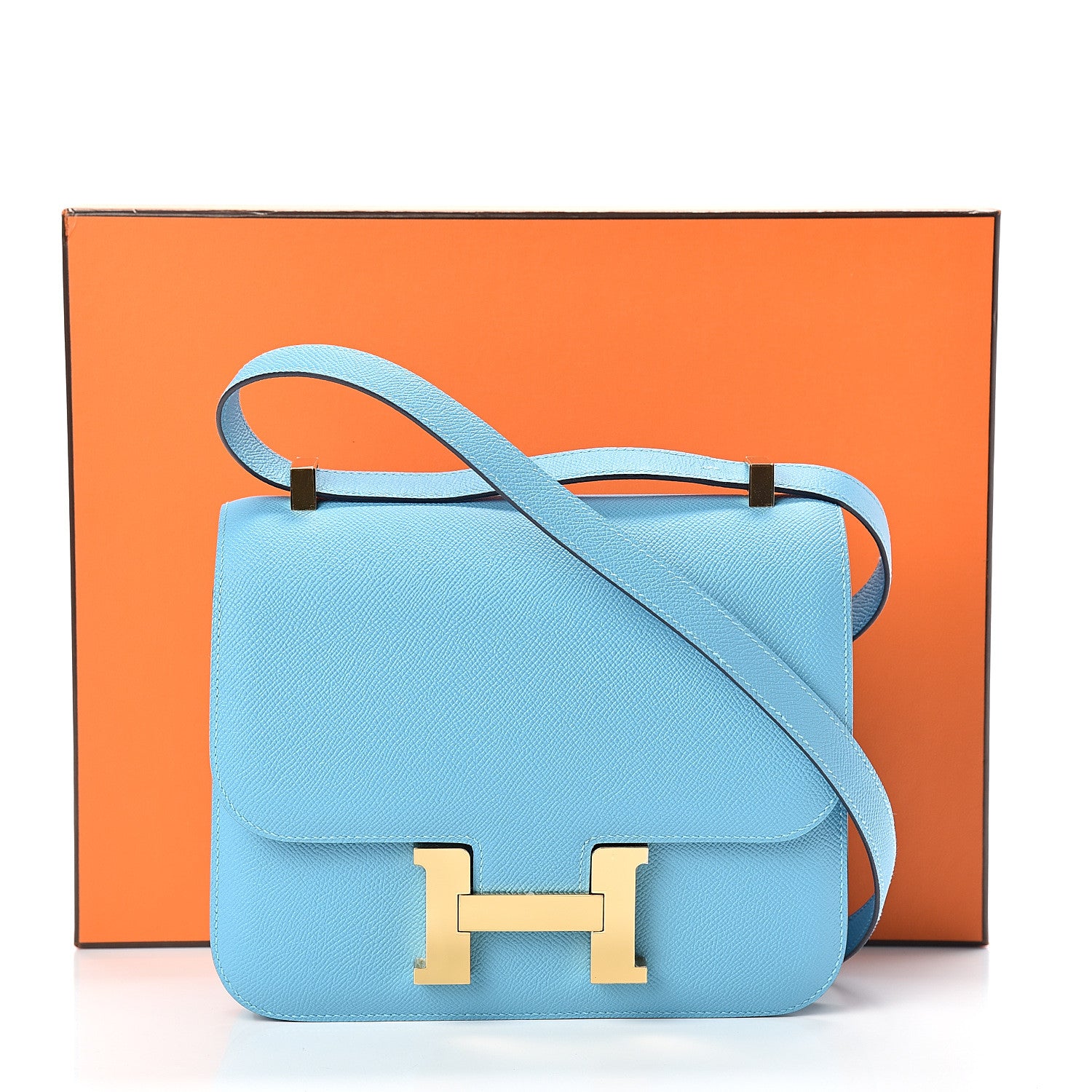 Hermes Epsom Constance 24 Bleu Du Nord 21 of 21