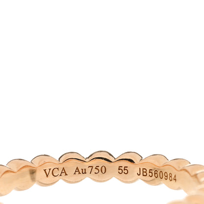 Van Cleef & Arpels 18K Yellow Gold Medium Perlee Ring 55 7.25 4 of 5