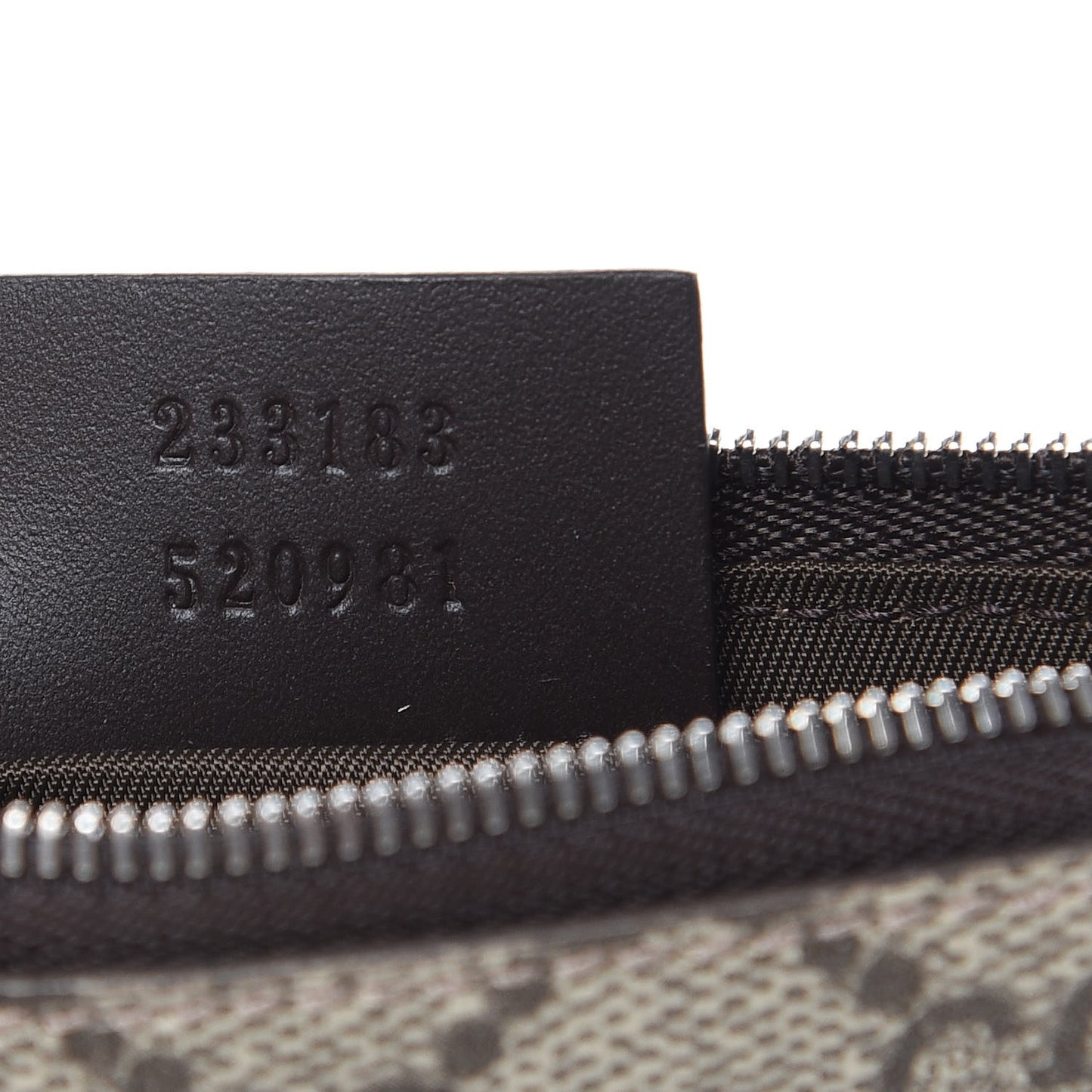 GG Supreme Monogram Selleria Key Case Beige Ebony Cocoa