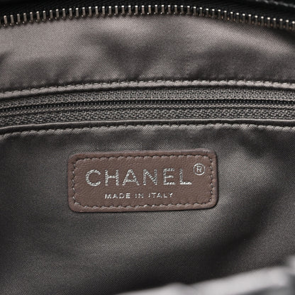 Chanel Glazed Calfskin Large Twisted Tote Black 7 of 10