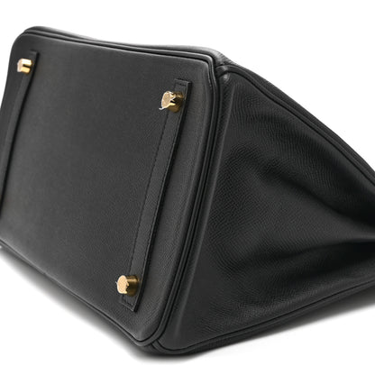Hermes Epsom BIRKIN 30 Black 10 of 11