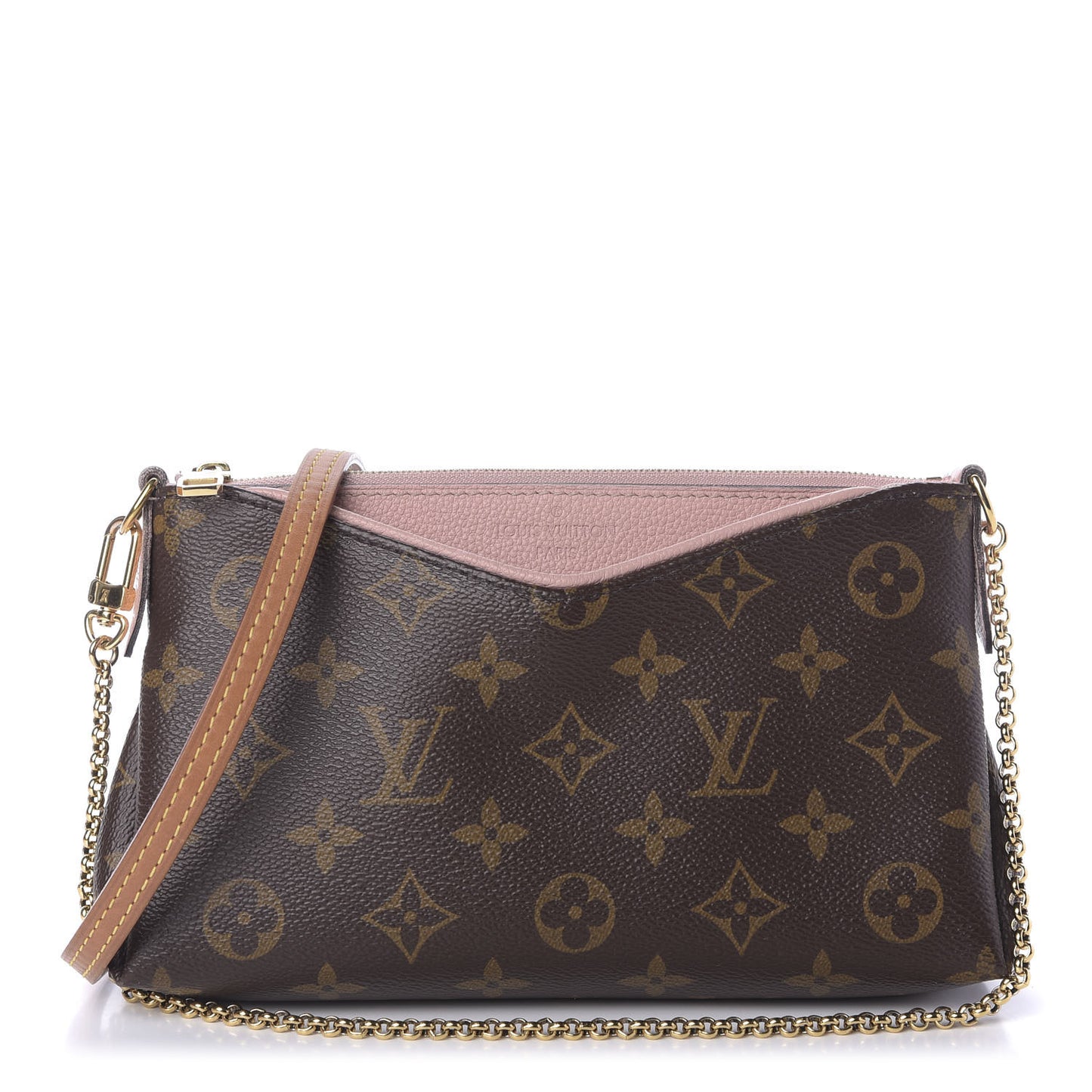 Monogram Pallas Clutch Rose Poudre