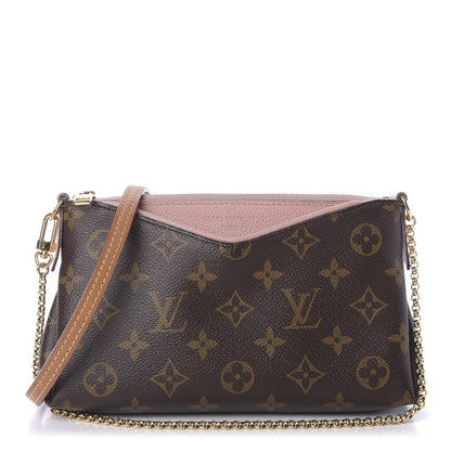Louis Vuitton Monogram Pallas Clutch Rose Poudre 1 of 10