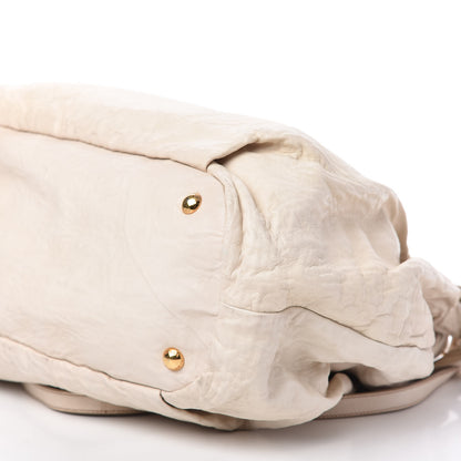 Prada Nappa Bow Tote White 7 of 9