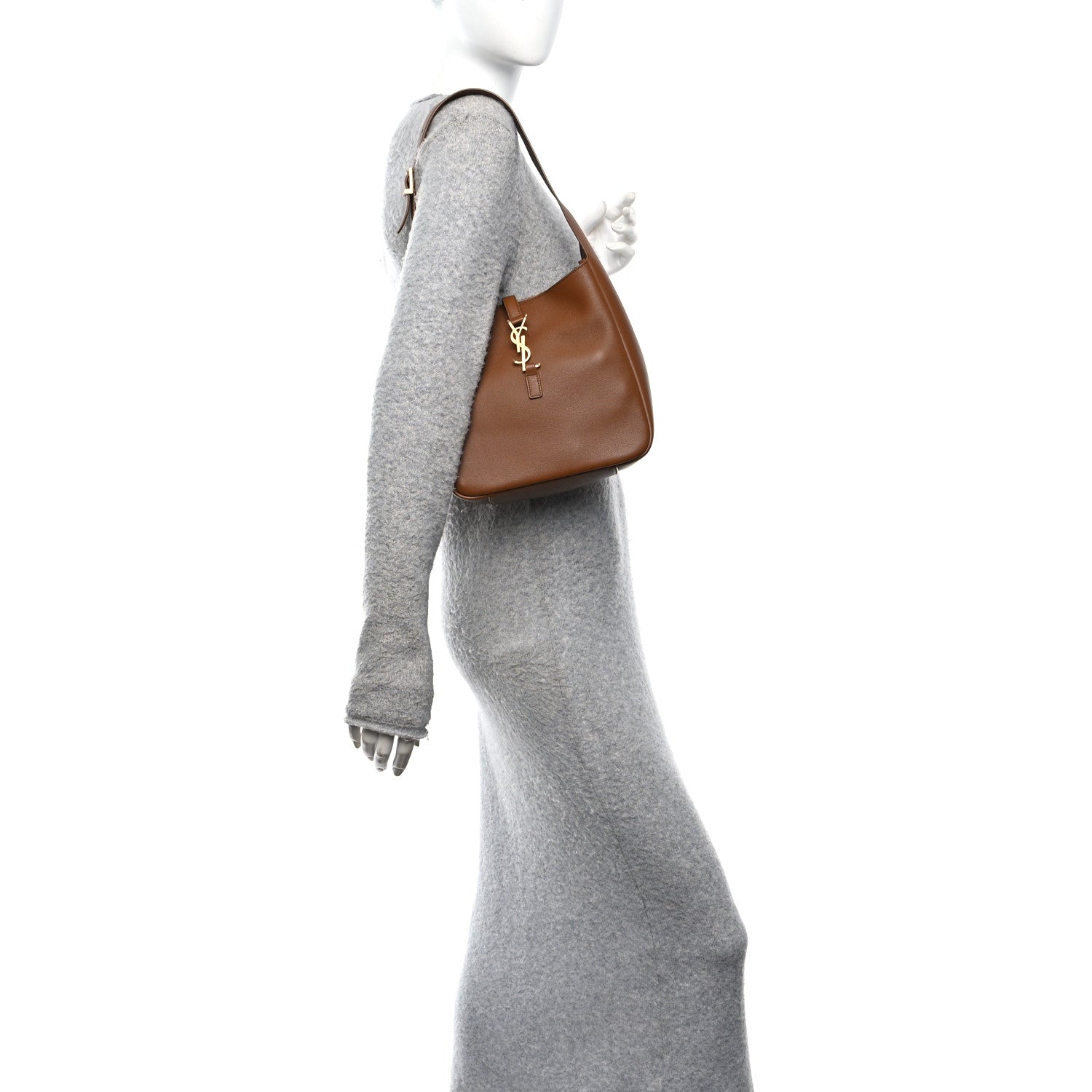 Saint Laurent Smooth Calfskin Small Le 5 A 7 Soft Hobo Fox 2 of 11