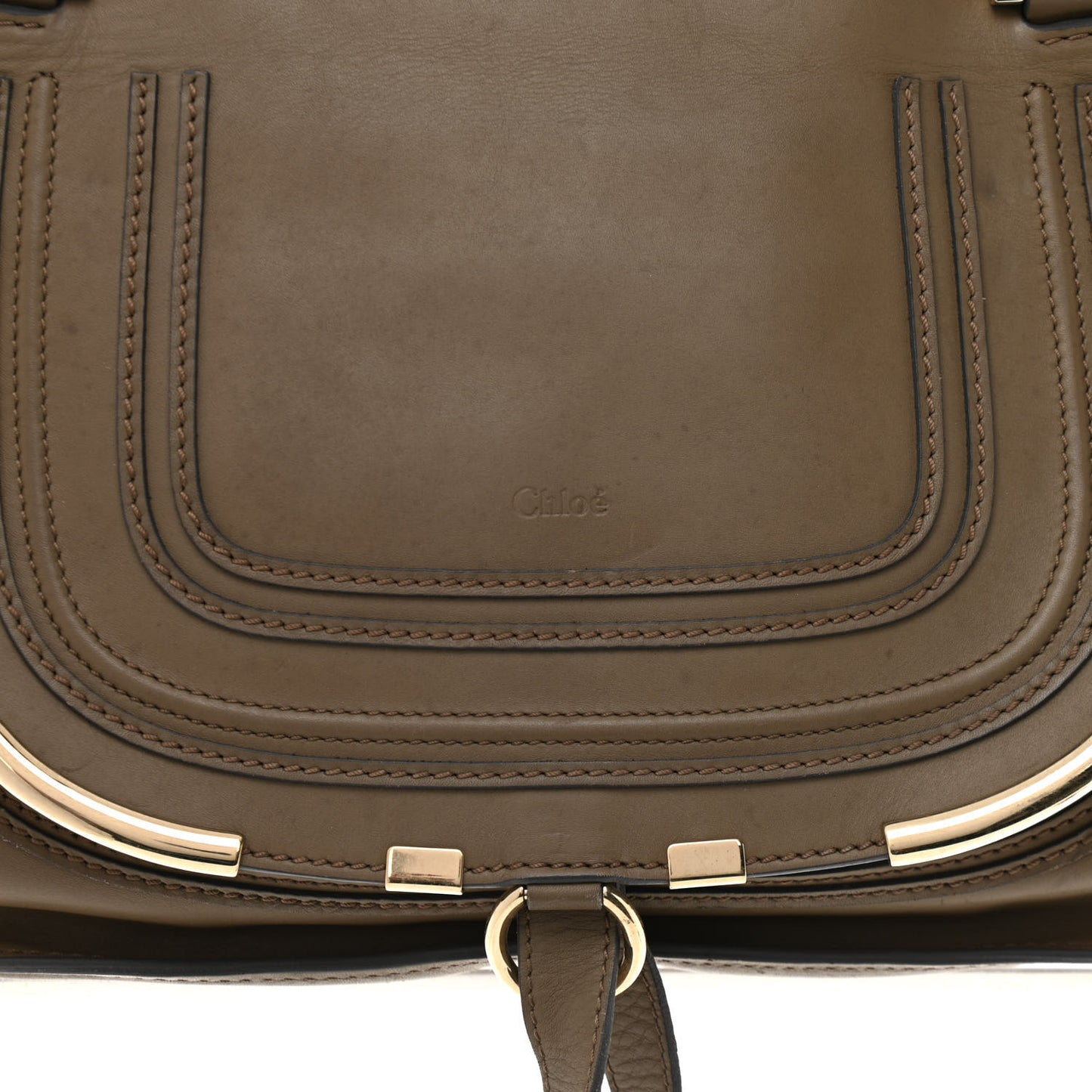 Calfskin Medium Marcie Satchel Anchor Grey