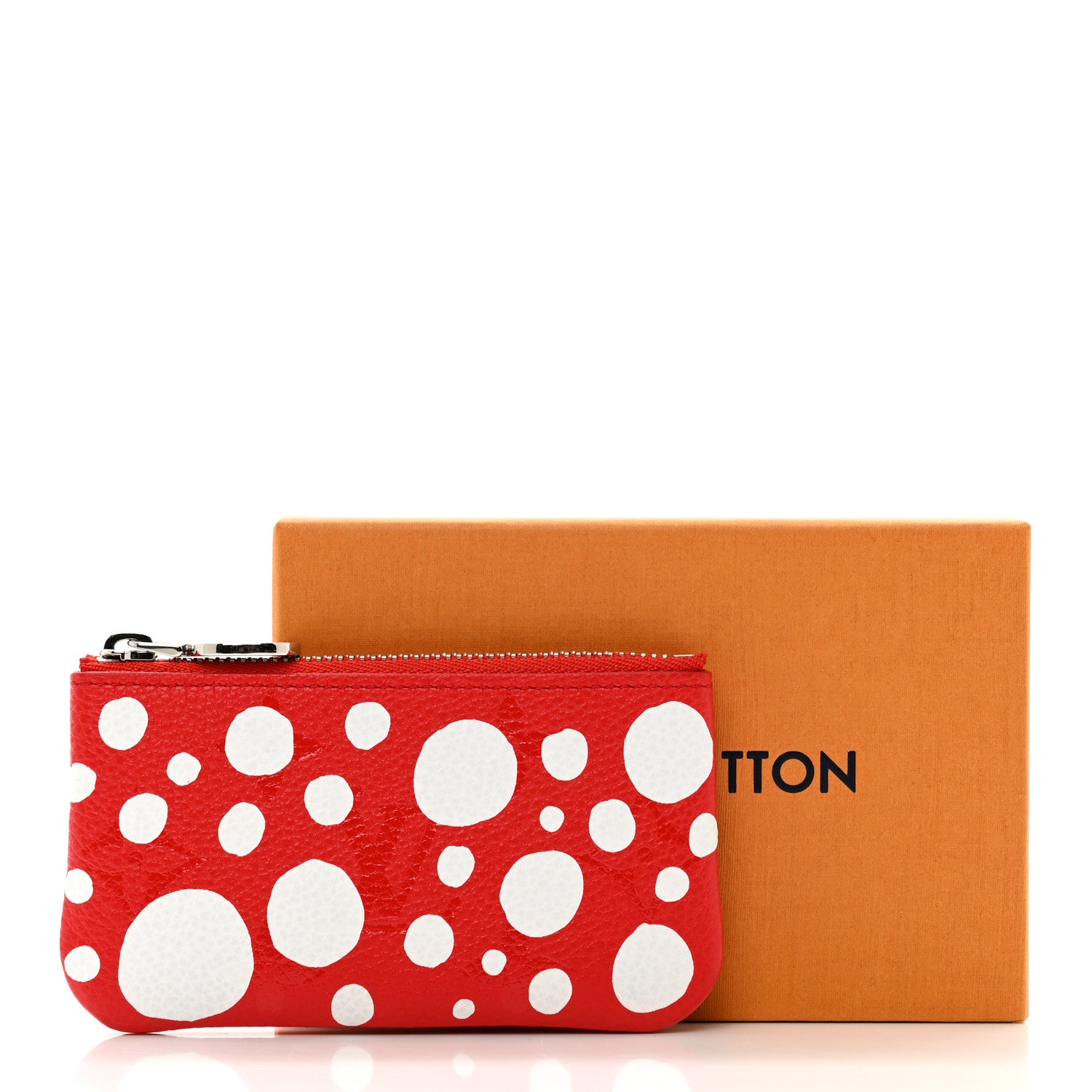 Louis Vuitton LV X YK Empreinte Infinity Dots Key Pouch Red White 8 of 8