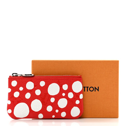 Louis Vuitton LV X YK Empreinte Infinity Dots Key Pouch Red White 8 of 8