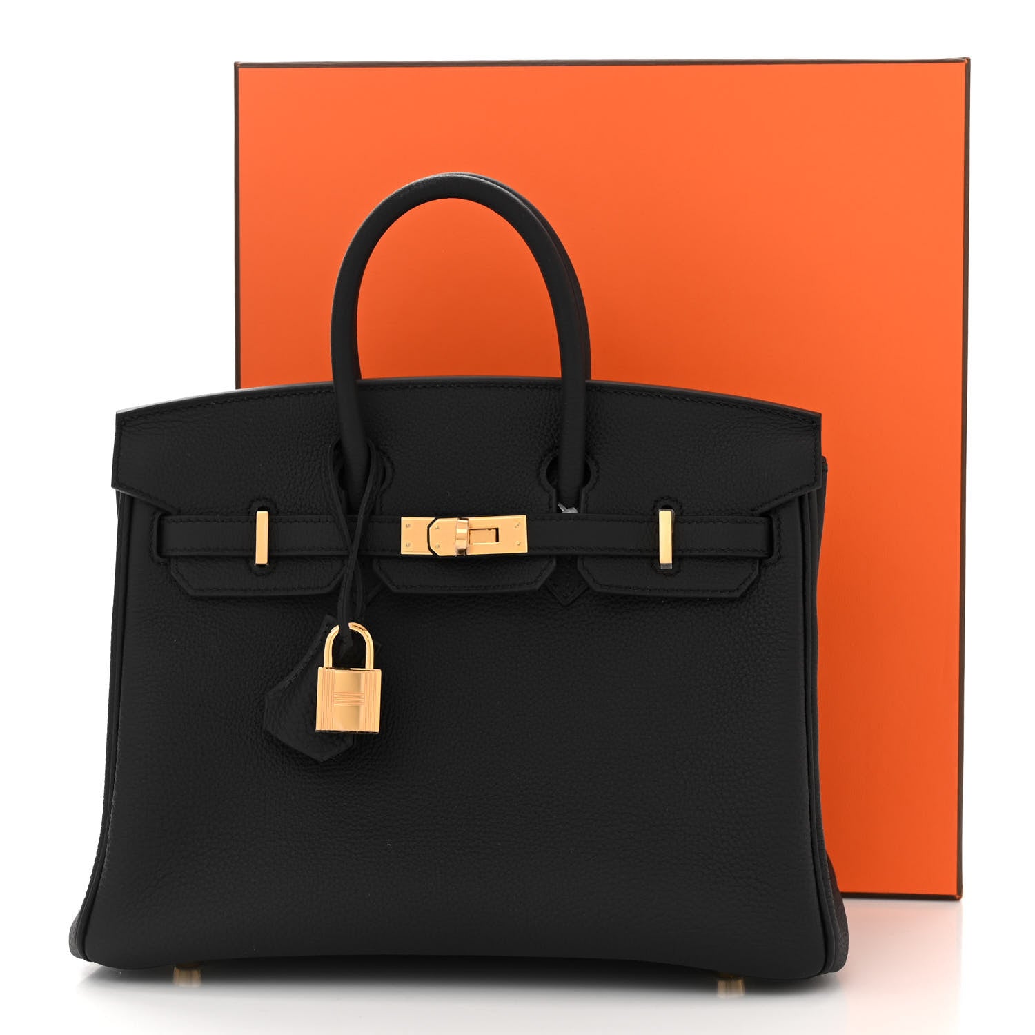 Hermes Togo Birkin 25 Black 11 of 11