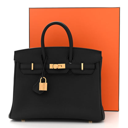 Hermes Togo Birkin 25 Black 11 of 11