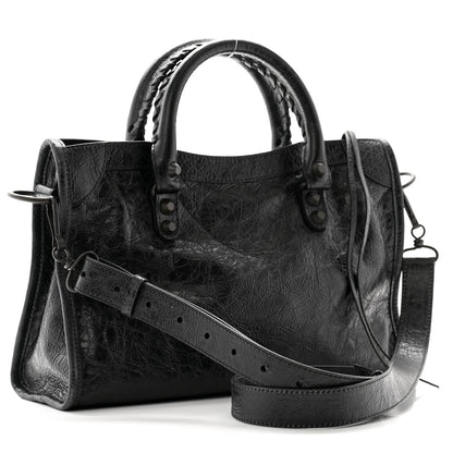 Balenciaga Agneau Arena Classic Hardware Small Le City Black 3 of 9