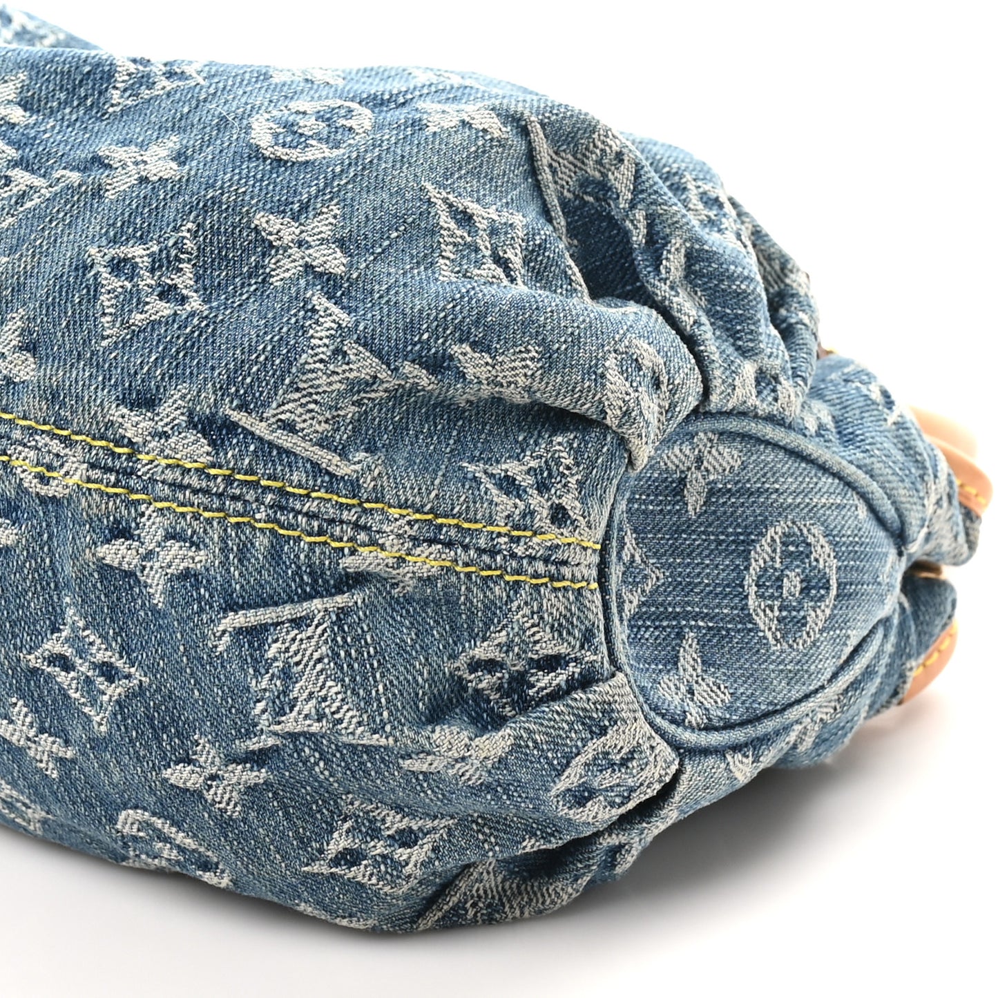 Monogram Denim Pleaty Blue