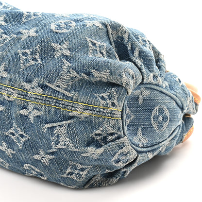 Louis Vuitton Monogram Denim Pleaty Blue 9 of 10