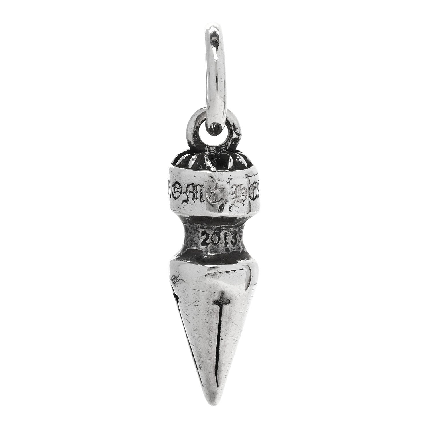 Chrome Hearts Sterling Silver Cross Spike Pendant 1 of 5