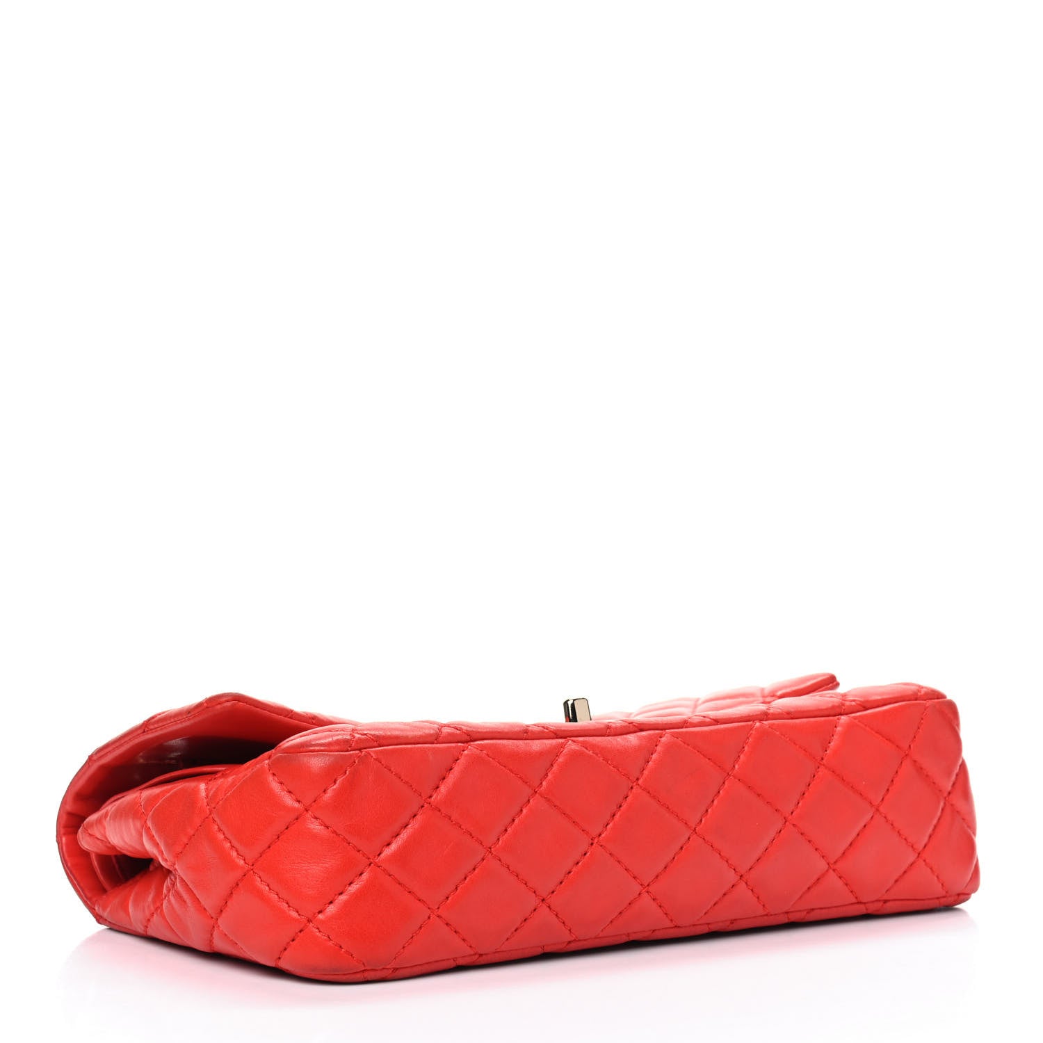 Chanel Lambskin Quilted Medium Double Flap Red 3 of 10