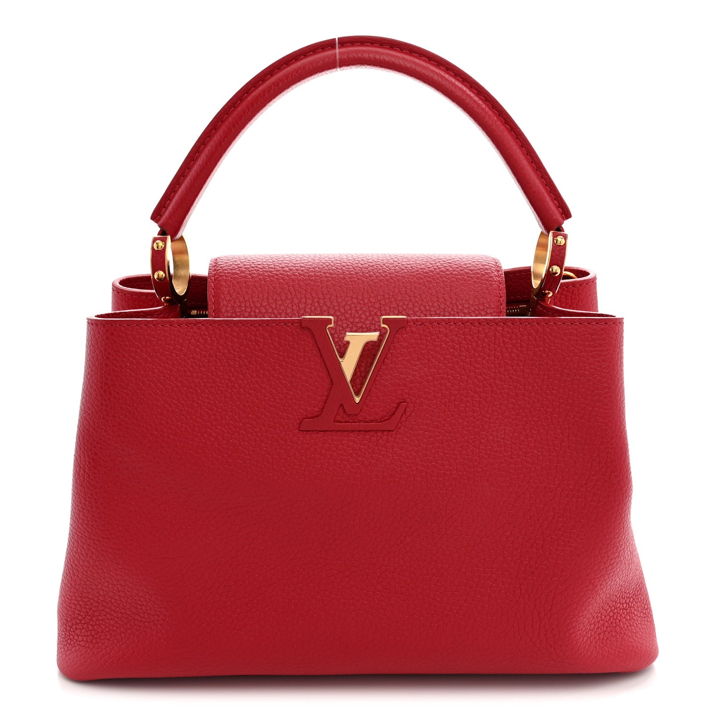 Taurillon Capucines PM Rubis