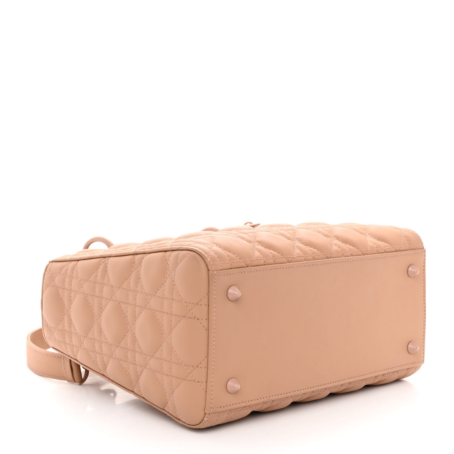 Christian Dior Ultra Matte Calfskin Cannage Medium Lady Dior Beige 4 of 9