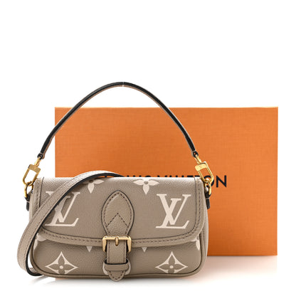 Louis Vuitton Empreinte Monogram Giant Nano Diane Tourterelle Creme 12 of 12