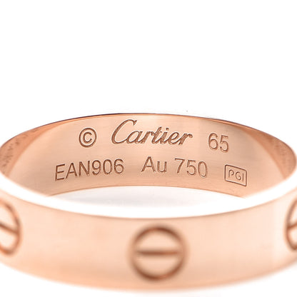 Cartier 18K Pink Gold 5.5mm LOVE Ring 65 11 4 of 4