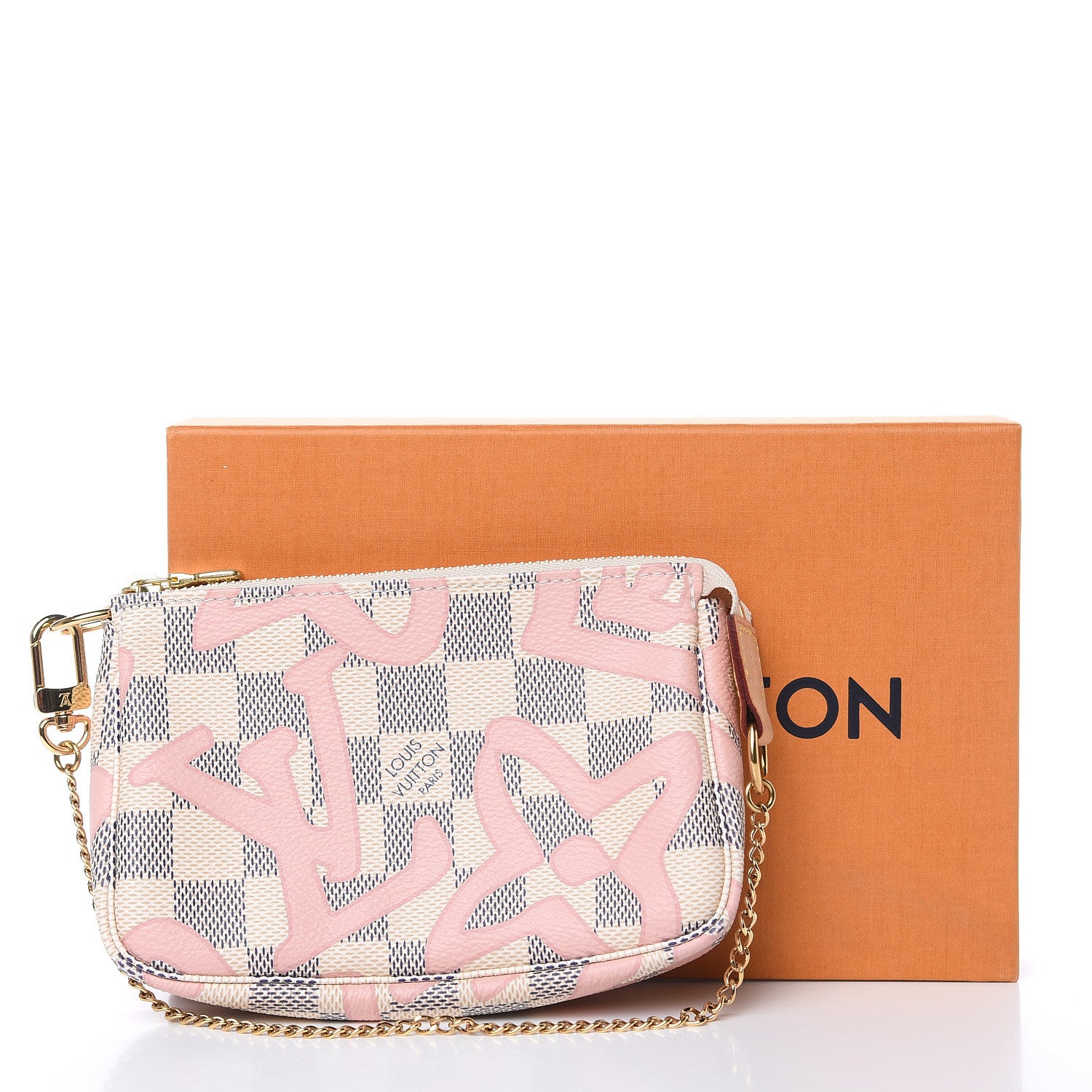 Louis Vuitton Damier Azur Tahitienne Mini Pochette Accessories 11 of 11