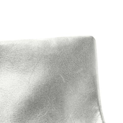 Chanel Metallic Lambskin Quilted Maxi Single Flap Silver 10 of 10