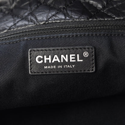 Chanel Aged Calfskin Karl's Cabas Tote Black 6 of 10