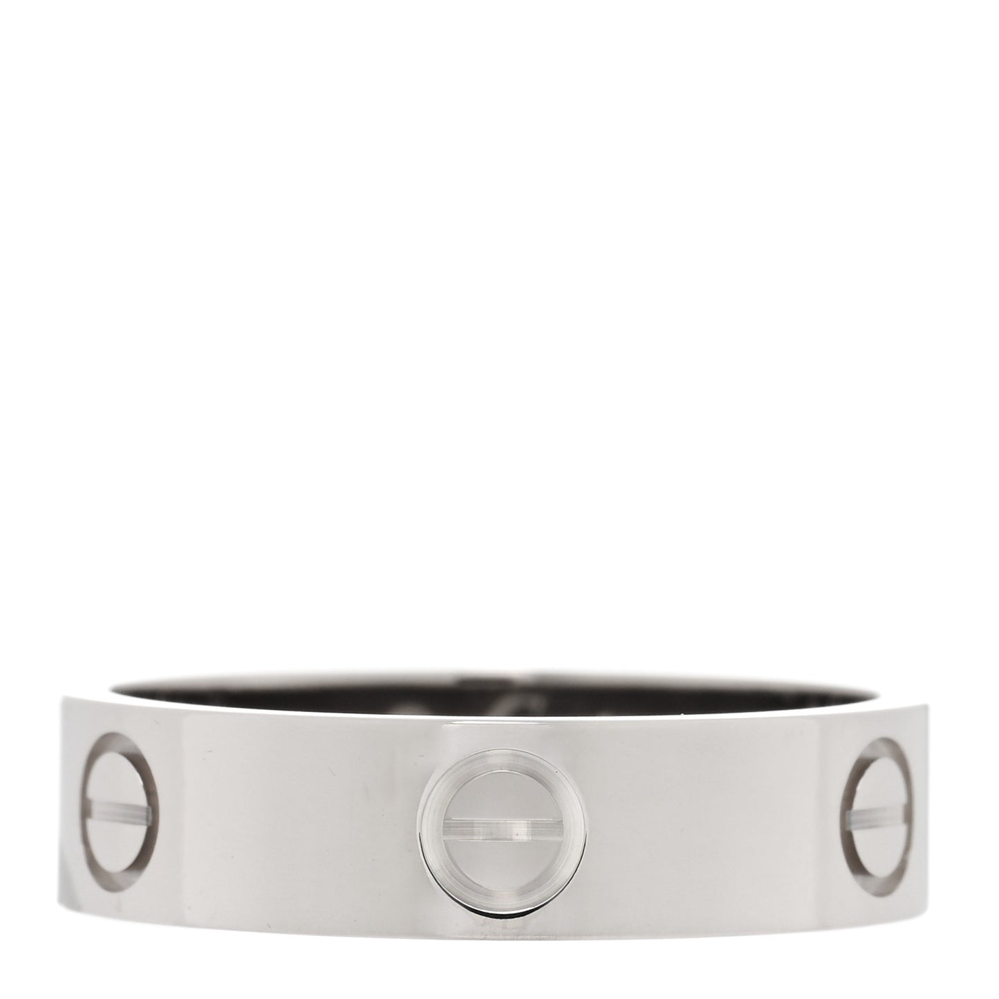 18K White Gold 5.5mm LOVE Ring 61 9.75