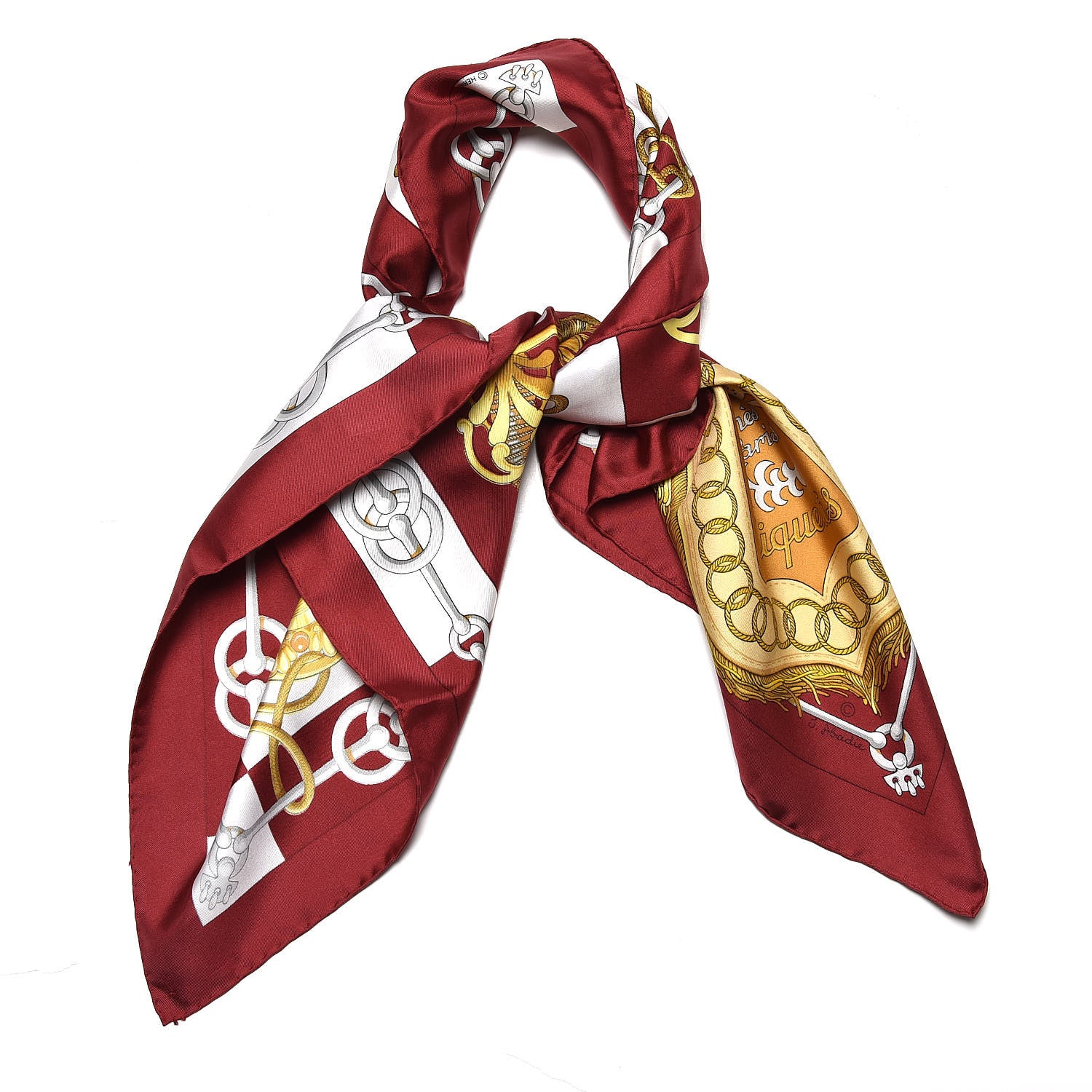 Hermes Silk Cliquetis Scarf 90 3 of 7
