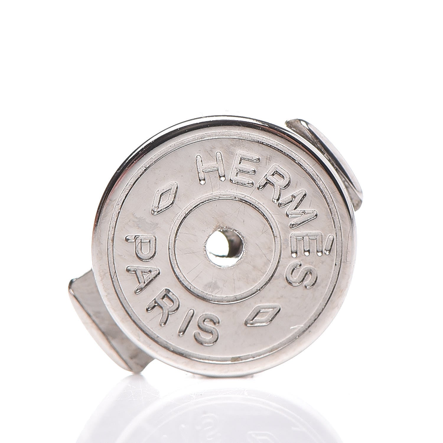 Hermes Palladium Pop H Earrings 4 of 5