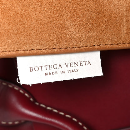 Bottega Veneta Calfskin Mini Maxi Intrecciato Arco Burgundy 7 of 11