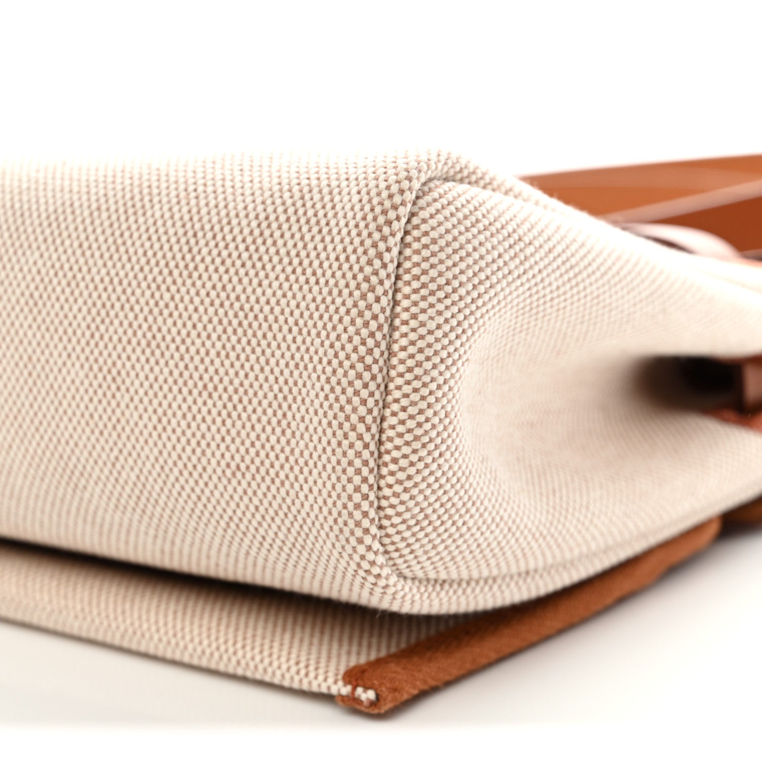 Hermes Military Toile Vache Hunter Herbag Zip Retourne 20 Ecru Beige Fauve 10 of 11