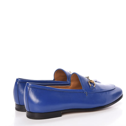 Gucci Malaga Kid Womens Jordaan Loafers 36 Electric Blue 4 of 8