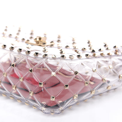 Valentino Garavani PVC Medium Rockstud Spike Shoulder Bag 8 of 8