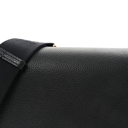 Burberry Grainy Calfskin Vintage Check Note Crossbody Bag Black 7 of 9