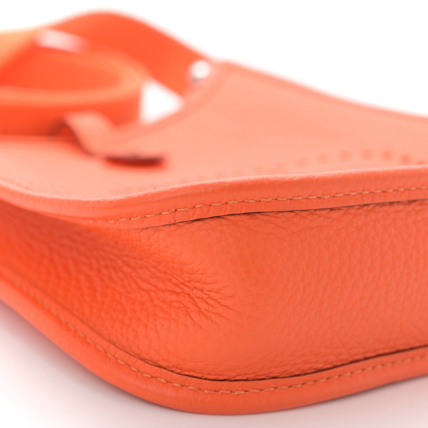 Hermes Taurillon Clemence Evelyne TPM Orange 9 of 11