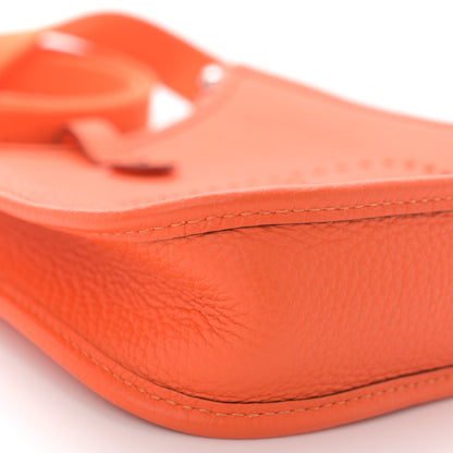 Hermes Taurillon Clemence Evelyne TPM Orange 9 of 11