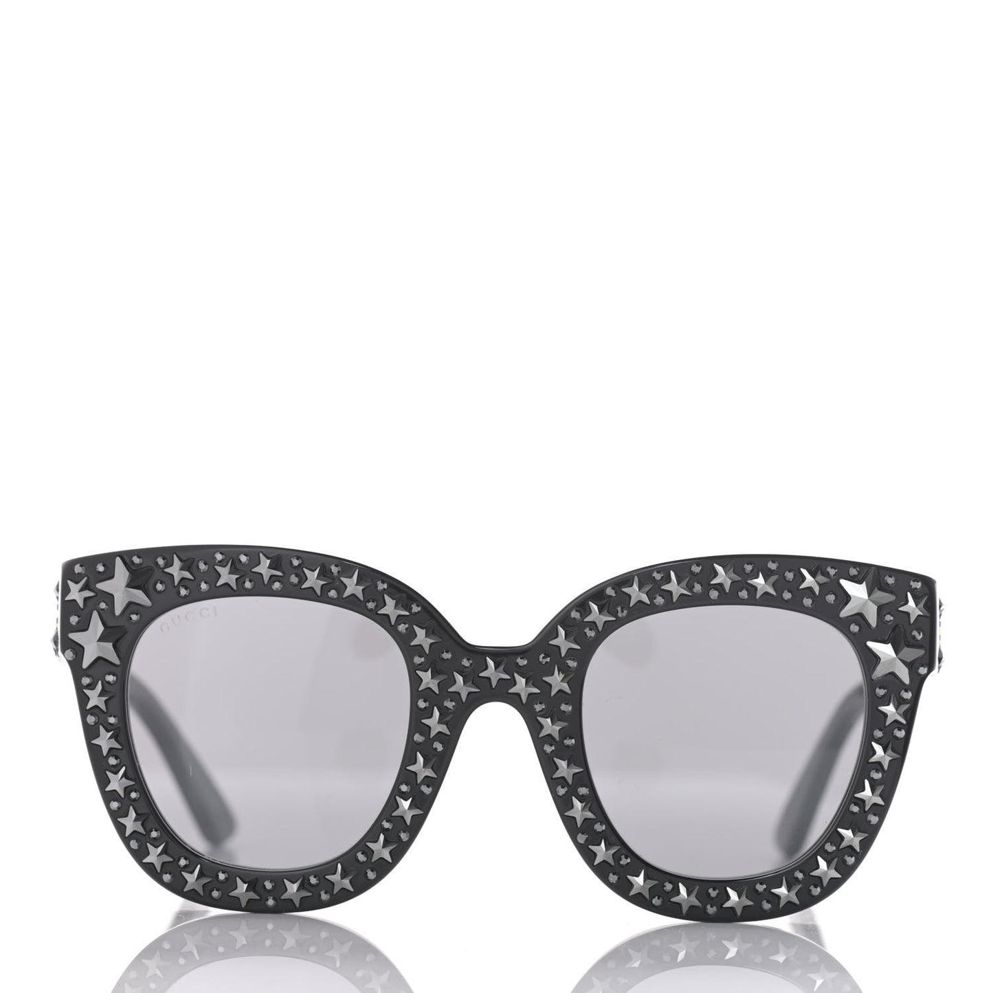 Acetate Stars Cat Eye Sunglasses GG0116S Black